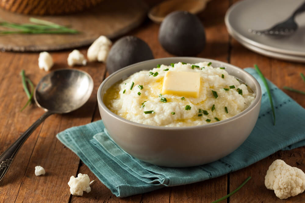 Purée de pommes de terre au chou-fleur